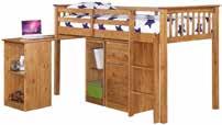 Available in 3 colours, there s also a practical pull-out desk and ample storage
