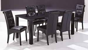 diamante chairs will make mealtimes a much more