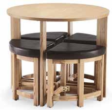 750mm x H: 740mm Bench Dimensions - W: 1050mm x D: 430mm x H: 480mm Table Dimensions - W: 1170mm x D: 765mm x H: 740mm Chair