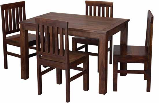 pad. Jaipur Dining Table Sturdy 4 seater dining set in solid sheesham wood.