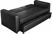 Available in brown or black BROWN Available in GREY Parker Sofa Bed