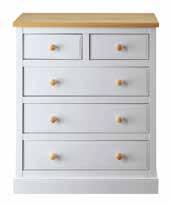 Ives An elegant and solid range painted in contemporary Dove grey and finished with real ash veneer tops.