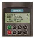 MICROMASTER Options Overview Drive Programming Basic Operator Panel (BOP) With the BOP, individual parameter settings can be made. Values and units are on a 5-digit display.