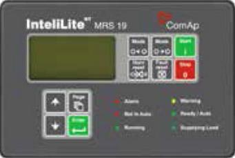 CONTROLLER INFORMATION ComAp InteliLite controller is an integrated controller for gen-sets operating in manual or remote start mode.