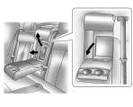 Rear Seat Pass-Through The vehicle has a small door in the rear seat. This door allows access to the trunk from inside the vehicle.
