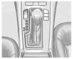 8-28 Driving and Operating Automatic Transmission The automatic transmission has a shift lever located on the console between the seats. P (Park): This position locks the front wheels.
