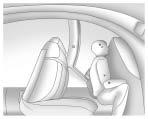 2-12 Seats and Restraints or the instrument panel... or the safety belts! With safety belts, you slow down as the vehicle does. You get more time to stop.