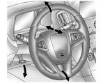 4-6 Instruments and Controls Controls Steering Wheel Adjustment To adjust the steering wheel: 1. Pull the lever down. 2.