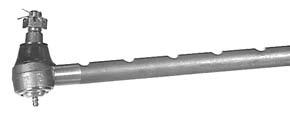 5 WHEELS AND ALES Replacement parts to fit 1028099M91 Tie rod tube with clamp, LH, 13-3/8" overall length. For adjustable front axles.