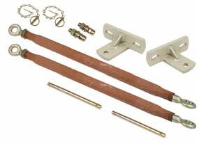 Stabilizer kit for category I, 3-point hitch, 31-1/2 hole spacing. Same as SK100 except contains 2-high alloy steel arms. SK65J SK65HCJ Stabilizer kit, low-clearance.