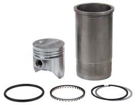 1 ENGINES Replacement parts to fit Tractor: MF165, MF65 G176 176 CID 4 Cylinder Continental Gas Standard Bore 3-37/64" Stepped Head Piston TRU-POWER Engine Kits Standard Bore 3-37/64".