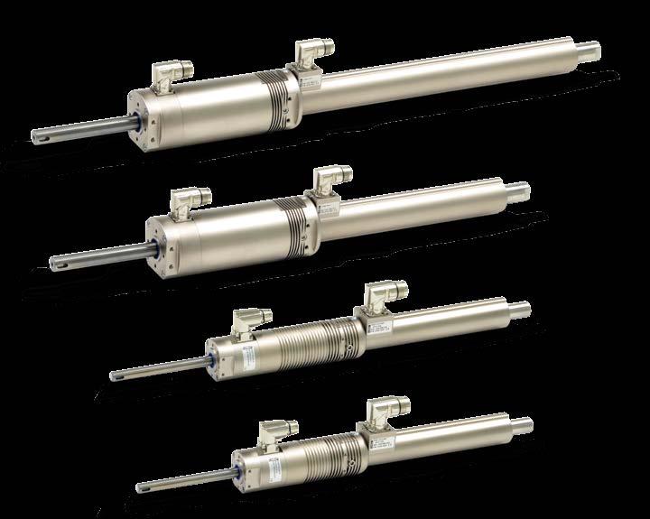 Hollow shaft Standard Version with hollow shaft Inner diameter 2.5 / 4.0 mm Upgradeable to vacuum gripper Can be combined with a pneumatic or electric gripper Stroke up to mm 300 Max.