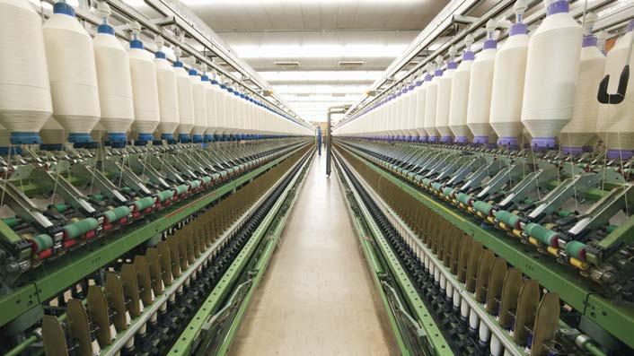 In the machines, the motors are used for example for laying and positioning of additional threads. Especially when it comes to the stitch weaving, they take over the work of the stitch drive axes.