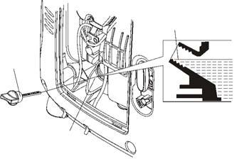 9.TRANSPORTING/STORAGE Upper lever To prevent fuel spillage when transporting or during temporary storage, the generator should be secured upright in its normal operating position, with the engine
