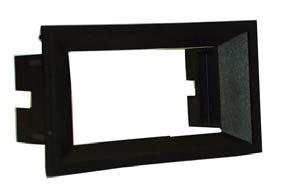 750 01123 Panel Cutout A B 3/16 to 1/4" Diameter hole for zero adjust access (optional).