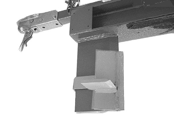 Four-way, Reversible, Slip-on Wedge Installation (Optional) The following procedure is for the installation of the optional Four-Way Wedge (Figure 13) for the DR 20-Ton WOOD SPLITTER.