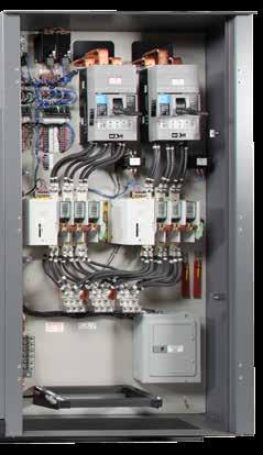 Breakers equipped with shunt trip for redundant isolation Integrated Paralleling Switch Premium contactor technology