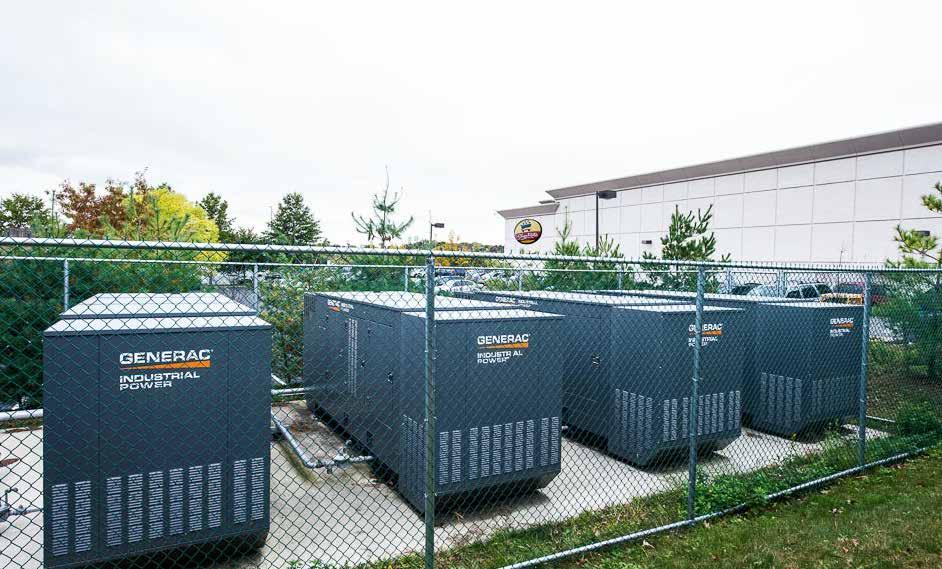 FLEXIBILITY Utilizing multiple smaller gensets versus a single large unit offers greater location flexibility.