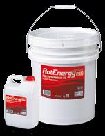 RotEnergy synthetic lubricants NU AIR lubricants are specially designed for rotary screw compressors to achieve rapid water separation, lower