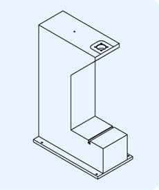 Technical drawings C-frame QMP/SMP C-frame for press-in units of the QMP/SMP series Stroke???? 12 25 9 150-280 19? 210-330 C-frame, manufactured acc. to customers specification.