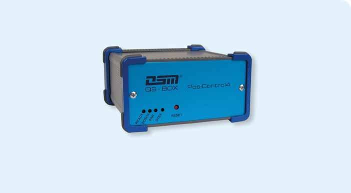 PosiControl4 PosiControl4 In combination with a superordinated control the positioning-electronic PosiControl4 checks, if a defined operation sequence is followed and makes sure, that no position