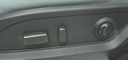 Seatback Recline Adjustment Move the vertical control to recline or raise the seatback. A B C C.