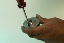 Assembling screw-cap Assemble the air release screw