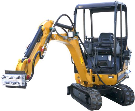 SSC20 can be retro-fitted to a suitable vehicle (Bobcat, Caterpillar, Kubota etc.) and the cleaning head can be removed to allow the vehicle to return to normal duties.