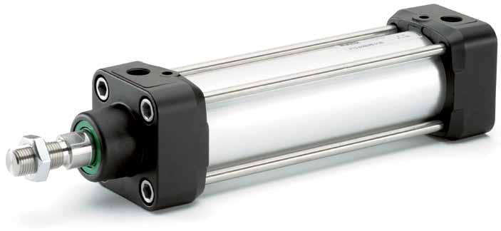 P1D Tie-Rod The P1D is available in a tie-rod version, based on the same high level technology. This future-proof cylinder is the perfect choice wherever a tie-rod cylinder is needed.