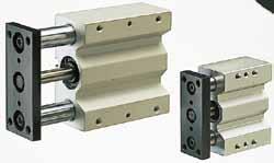 Compact Cylinder with Guidance - P5T P5T cylinders are a modern and versatile range of cylinders with integral guides.