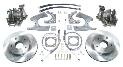 A/F/X Body GM Installation Instructions Rear Disc Conversion 64-72 A Body / 67-69 F Body / 62-74 X Body This kit is for axle with a 3 1/8 spread center to center on the top two bolt holes (pictured