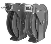 Dual Support Hose Reel The 75' Dual Support Hose Reel Exceptional Stability for Rugged, Demanding Applications Features and Benefits The 75' Dual Support Hose Reel is designed based on the proven