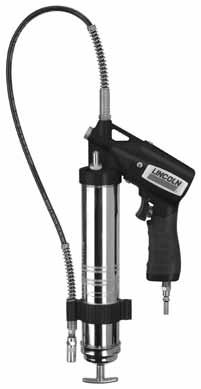 Automatic Pneumatic Grease Gun 1162 PowerLuber Fully Automatic Pneumatic Grease Gun The variable speed trigger provides excellent grease flow control while the advanced pump design eliminates