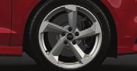 Standard Equipment and s Wheels and Suspension 18 alloy wheels in 5-parallel spoke design with 225/40 tyres 18 alloy wheels in 5-arm turbine design,