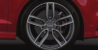 in 10-spoke design, matt titanium finish with 225/40 tyres F38 19 alloy wheels in 5-twin-spoke-star design anthracite, partly polished with 235/35