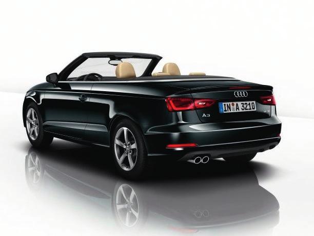 Cabriolet E models 17 5arm design cast aluminium alloy wheels Audi Drive elect with Efficiency programme Audi ound ystem Driver Information system in colour Front fog lights Fully automated, dual