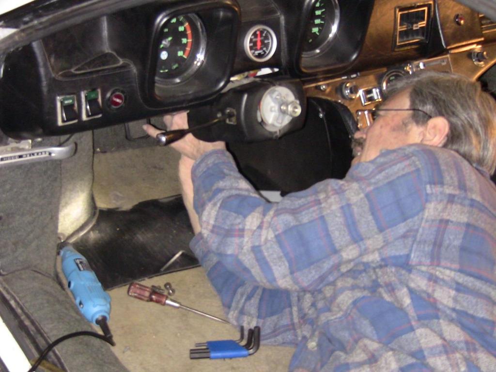 Owner Removing the 4 bolts
