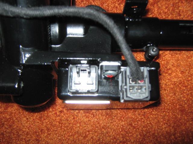 The Harness plugs into the computer located on the column which has