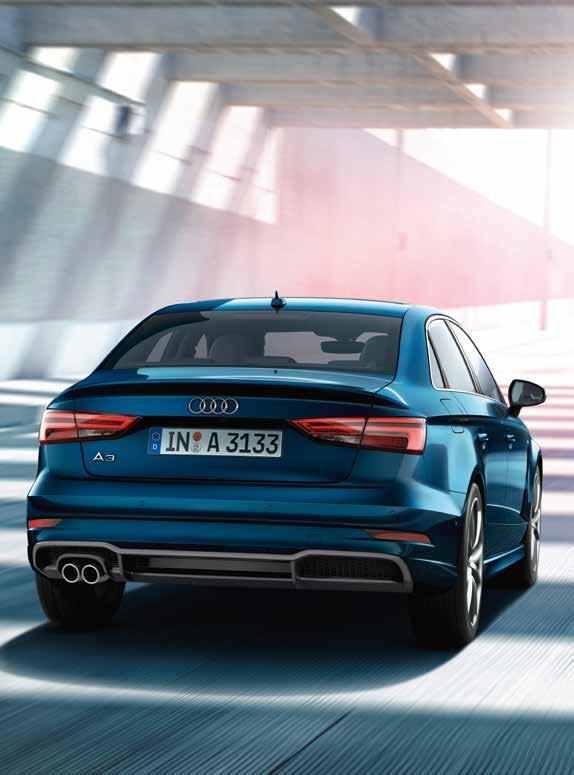 The A3 Saloon A sweeping silhouette. Attractive on the road.