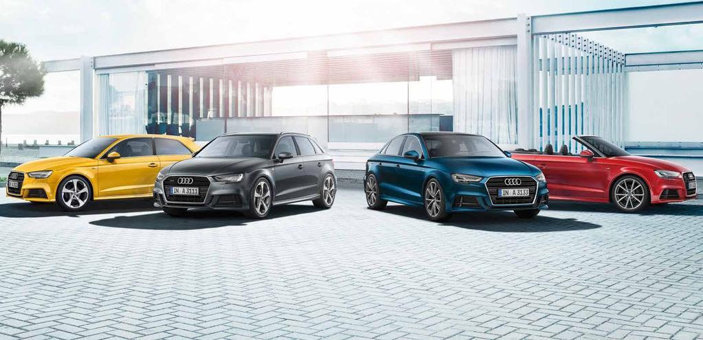 The Audi A3 range Pure Vorsprung durch Technik. The Audi A3 range makes an instant impression.