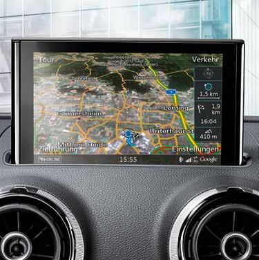 Audi Virtual Cockpit Audi Connect Infotainment Services MMI Touch Your options Optional