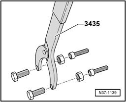 Transmission, removing and installing Page 5 / 12 -