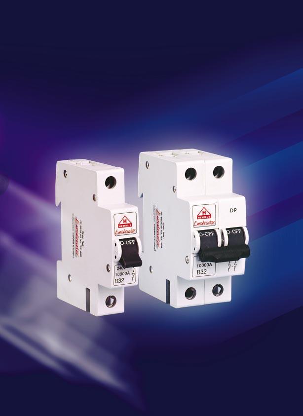 (Miniature Circuit Breaker) Features : l Uniform 10KA breaking capacity for B and C Curve l Low power consumption, thus cost effective & energy saving l Suitable for DC and for a wide frequency range