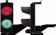 The traffic signal head SIGNAL1 offers one aspect, the SIGNAL2 has two aspects. Both types of traffic signal heads are available either with filament lamps or with LED technology.