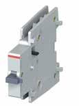 Accessories S500 UL 1077 Auxiliary contacts The auxiliary contacts will signal whether the breaker is in the ON or OFF position.