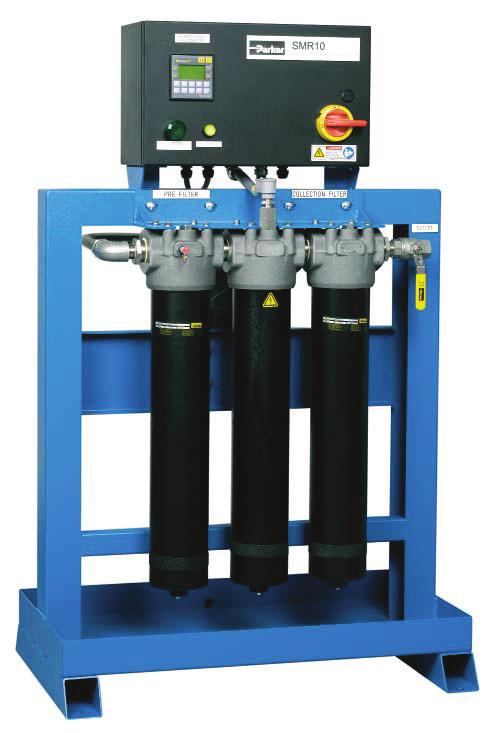 SMR Series Features and Benefi ts Contaminant Removal to the Sub-Micron Level Prevention and Removal of Sludge and Varnish Removal of Oxidation Byproducts and Biological Contamination