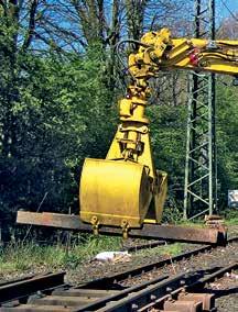 We were the first to put an excavator on rails in 1965.