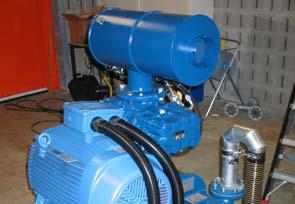 500 FAD (m³/h) operating pressure: 0,75 bar(e) 50 Competitor brand: Roots type blower 55 kw 25