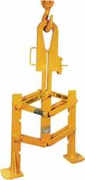 34 Handles any size coil I.D. from 16" to 20". Lifter legs automatically adjust to coil I.D. being lifted. Has higher capacity range than standard lifter.