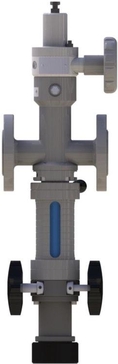 4404 or PFA-lined, with spring return handwheel lateral (optional with deadman lever), for horizontal or vertical installation